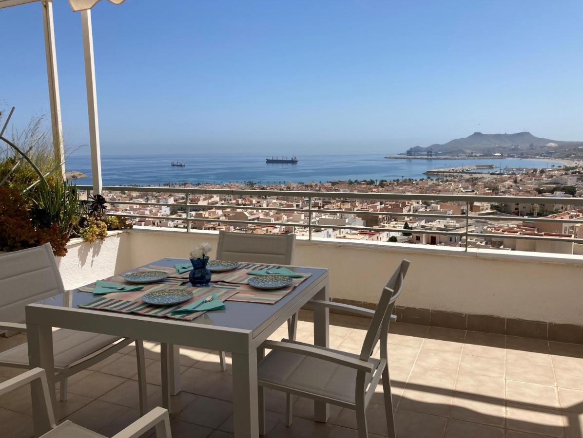 Atico Con Espectaculares Vistas Al Mar Daire Carboneras Dış mekan fotoğraf